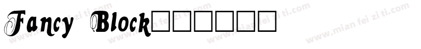 Fancy Block字体转换